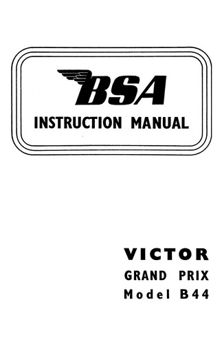 1966 bsa b44 victor - 1966,