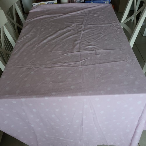 Pink and white polka dot - pink,