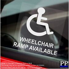 1 x Wheelchair Ramp Available