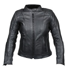 RKSports STYLE 2060 LADIES LEATHER MOTORBIKE MOTORCYCLE JACKET CE ARMOUR
