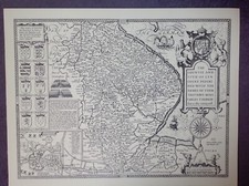 LINCOLNSHIRE 1610 County Map