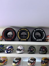 F1 1/2 Scale Tyre Replica X3 Set not 1/2 scale helmet Hamilton verstappen lando