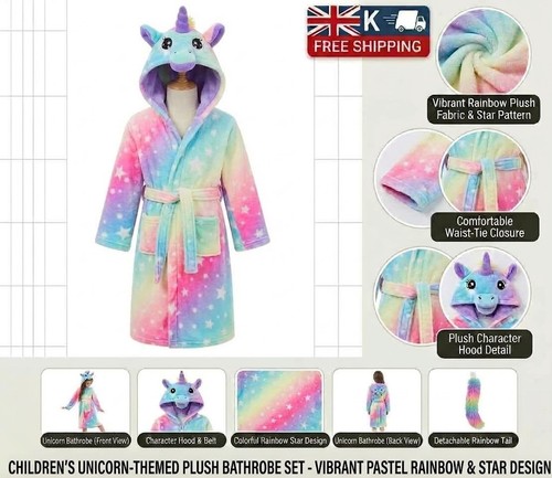 Kids bathrobe flannel - bathrobe, winter