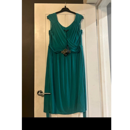 David emanuel women teal - david,