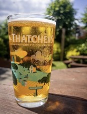 1 Thatchers Myrtle Pint Glass