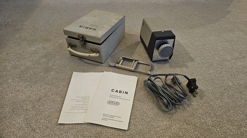 Vintage cabin slide projector - vintage,