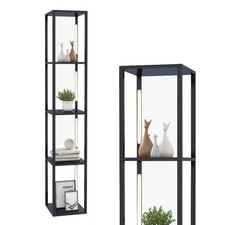 Floor Lamp with Shelves Tall