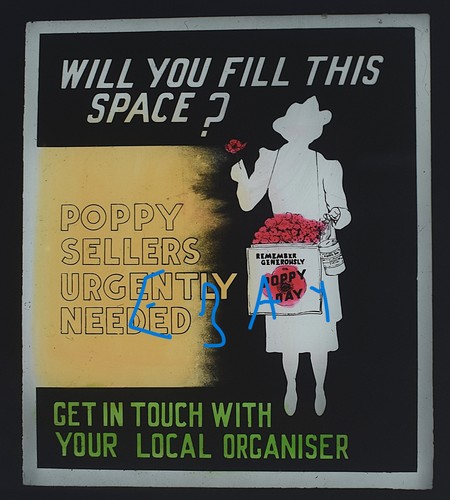 Poppy sellers needed - poppy, c1950