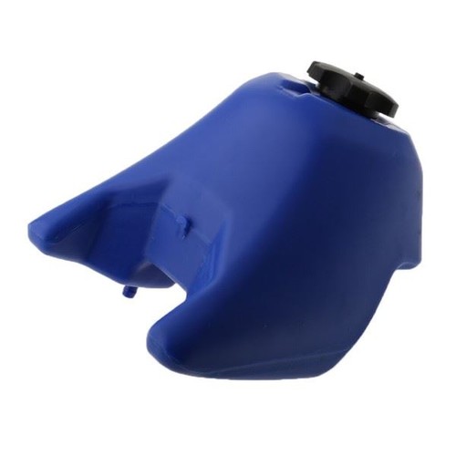 Blue gas petrol fuel tank - blue,