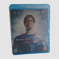 Man Of Steel Superman (Blu-ray 3D, 2013) 2 discs. Dir. Zack Snyder