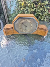 ART DECO PRESTONS LTD BOLTON - ELLIOTT MANTEL CLOCK