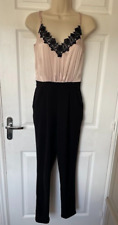 Lipsy Size 8 2 tone Strappy Jumpsuit