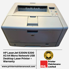 HP LaserJet 5200N 5200 A3 A4 Mono Network USB Desktop Laser Printer + Warranty