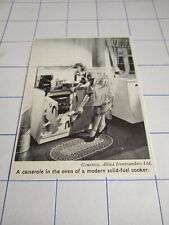 A casserole in the oven of a