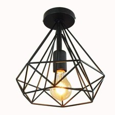 Industrial Cage Ceiling Light