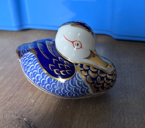 Royal crown derby duck - royal,
