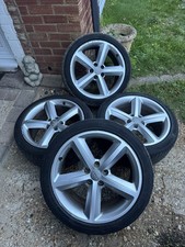 AUDI A5 S-LINE COUPE 18 ALLOYS. 5x112  WHEELS WITH TYRES 245/40 R18  8T0601025CG