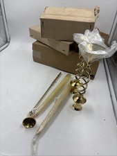 Pair Of Brass Candle Holder and candles 