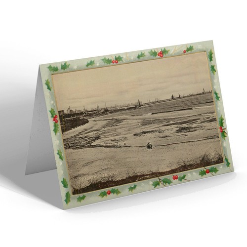 Xmas notelet vintage - notelet,