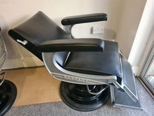 Belmont barber chair. Real Leather Re Trim. Apollo