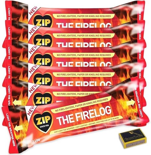 Zip firelogs instant - x,