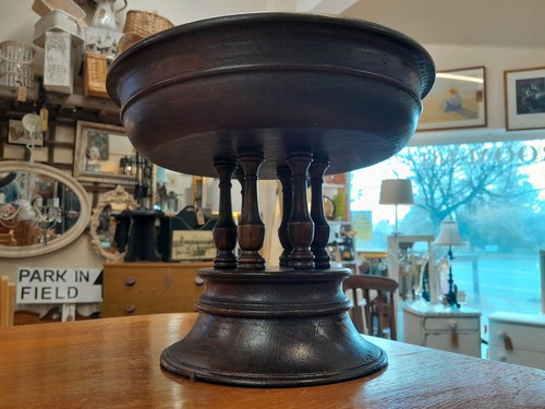 Antique wooden tazza - antique,