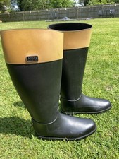 AIGLE Waterproof Riding Boots /Wellies Size 39 Uk 6 Used But In Very Good Con
