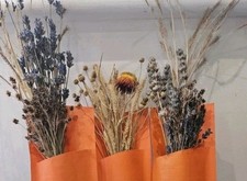 X3 Packets Of Dried Flowers For Bud Vases Home Decorative