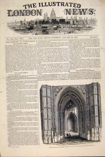 Original old antique print - antique,