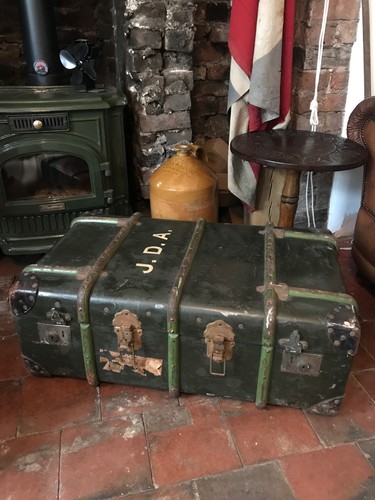 Vintage wooden mounted - a,