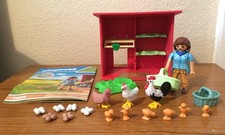 Playmobil Country Farm Set 71308 Hen House Chicken Coop Near Complete