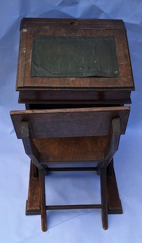 Antique child wooden slant - antique,