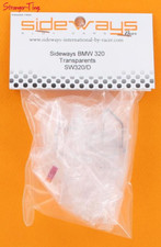 Sideways BMW 320 Transparent Parts Slot car