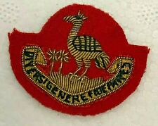 WW2 Northern Rhodesia Regiment  officers bullion Wire Badge patch 4.3 x 3.4 cm's