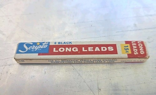 Scripto black long leads - black,