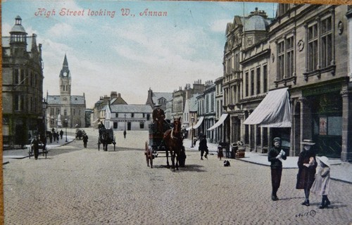 1908 annan high street looking - 1908,