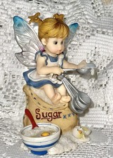 My Little Kitchen Fairies SUGAR FAIRIE Figurine ENESCO Baker Fairy No Box