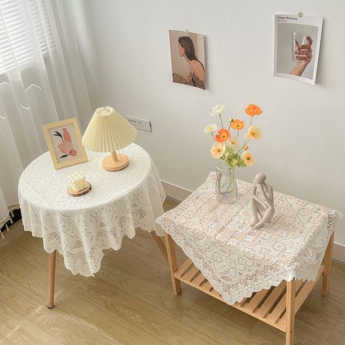 Solid color tablecloth square - color,