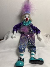 Vintage Porcelain Clown Doll