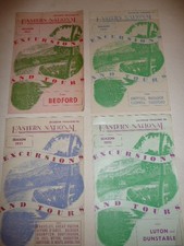 Eastern National season 1951 Excursions and Tours 4 brochures.