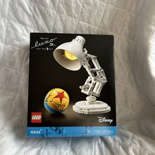 empty Disney Lamp Lego boxes no 21357 used no instructions or bricks 