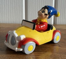 Vintage Noddy In Car Toyland Bendy  Vinyl Plastic Children’s Bath Toy Figure 5”