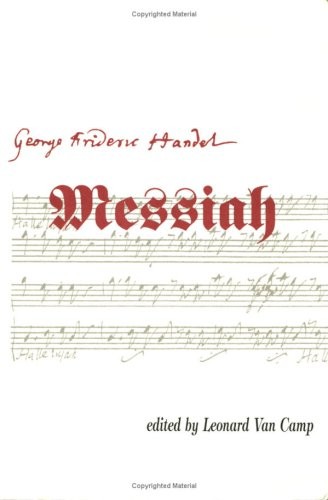 Messiah george handel - by, f.