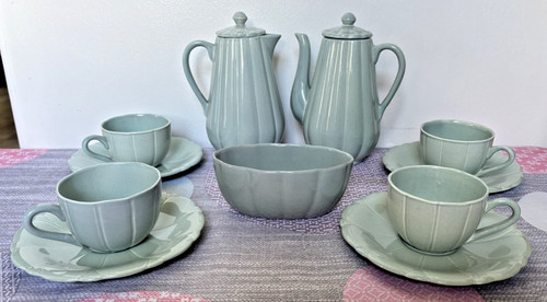 Ashtead potters celadon - celadon, coffee