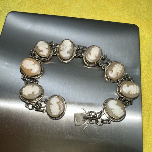 Vtg sterling silver shell - vtg,