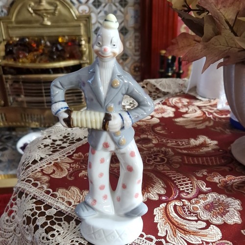 Porcelain clown circus - porcelain,