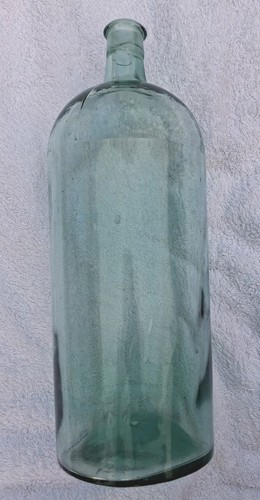 Large antique glass carboy - glass, carboy/