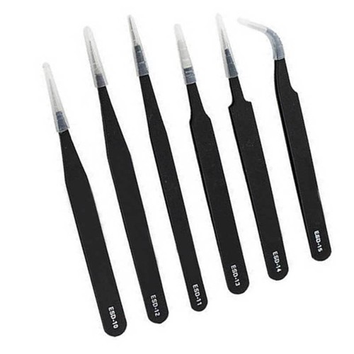 Stainless steel tweezers - tweezers, 6