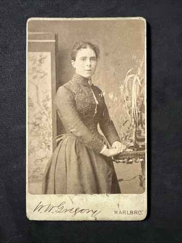 Cdv lady silk screen - cdv,