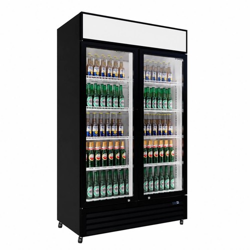 Upright double glass - upright, door
